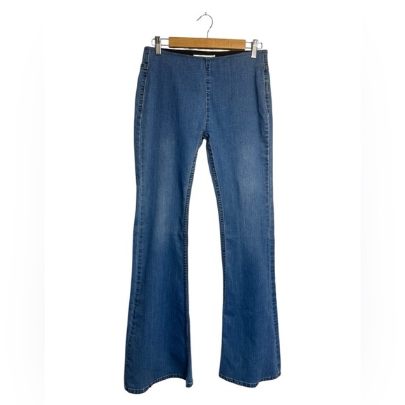 Newberry Kustom |Women’s Pull On Elastic Waist Bell Bottom / Flare Jeans| Medium - Picture 2 of 5